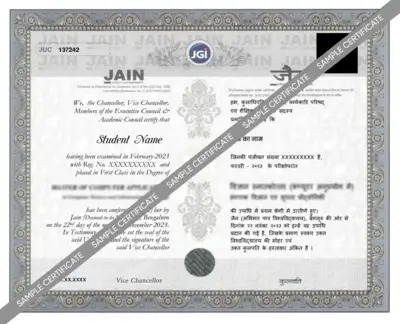 Sample Certificate